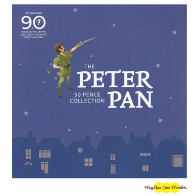 2019 BU 50p Pack (6-Coins) - The Peter Pan 50 Pence Collection - Click Image to Close